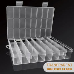 ELMAS Versatile 24 Compartment Organizer Storage Box