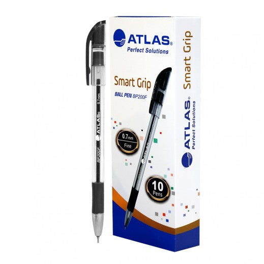 Atlas Smart Grip Ball Pen Black 0.7mm - Al Masam Stationery LLC