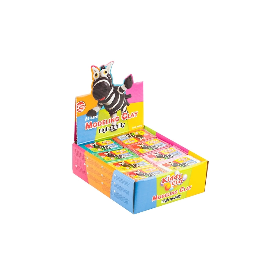Kiddy Clay Modelling Clay 24 Pcs Set - Al Masam Stationery LLC Main image