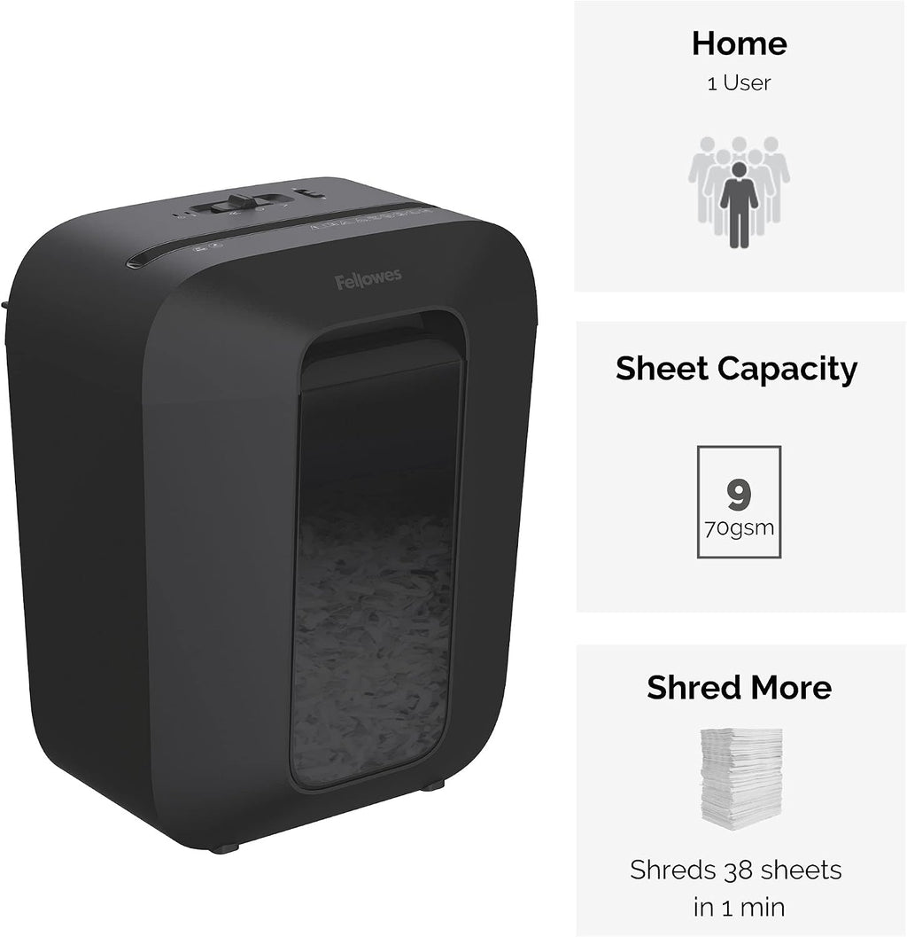 Fellowes 4402801 Powershred LX50 9-Sheet Crosscut