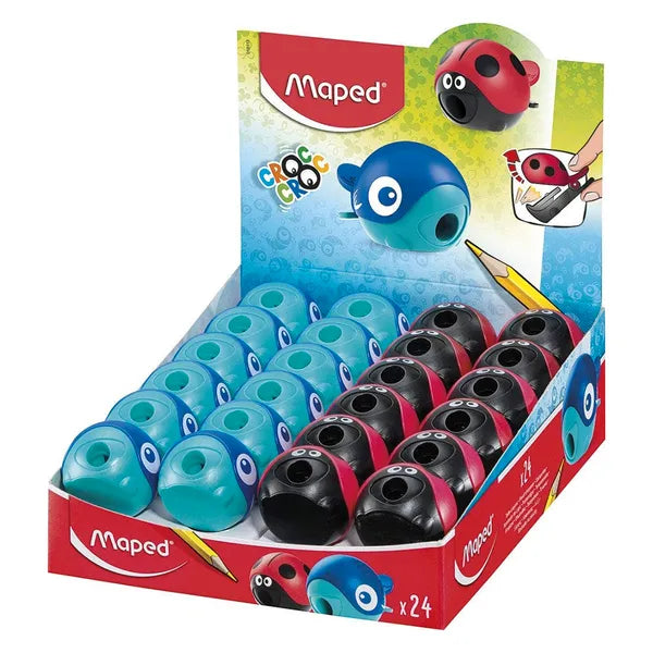 Maped 1 Hole Croc Easy Sharpener Box - Al Masam Stationery LLC Main image