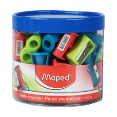 Maped 1 Hole Vivo Pastels Sharpner Pack - Al Masam Stationery LLC