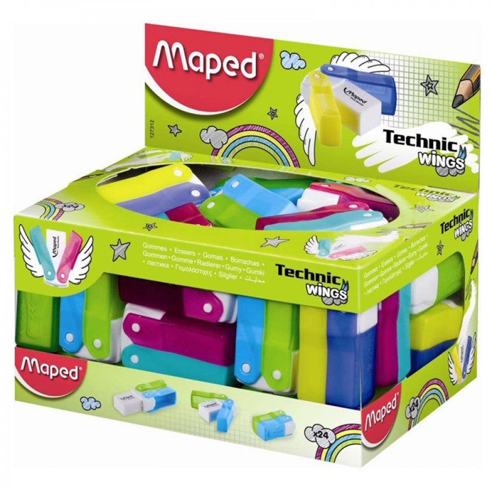 Maped Wings Refillable Eraser Display - Al Masam Stationery LLC Main image