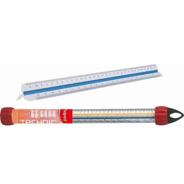 Maped Triangular Ruler Orange - Al Masam Stationery LLC Main image