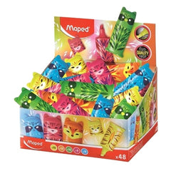 Maped Mini Friends Pocket Highlighter 48 Pcs Box - Al Masam Stationery LLC