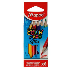 Maped Mini Color'speps Pencil 6 Colors Pack - Al Masam Stationery LLC