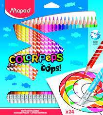 Maped Erasable Oops Color'speps Pencil 24 Colors Pack - Al Masam Stationery LLC