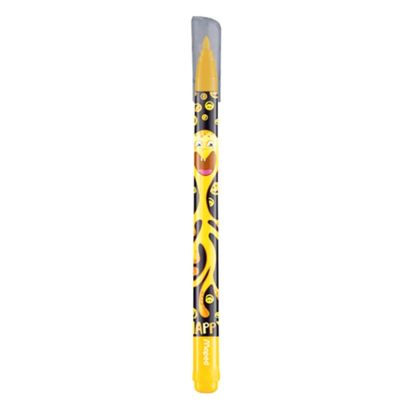 Maped Color Peps Monster Washable Felt Tip Pen 12 Colors - Al Masam Stationery LLC