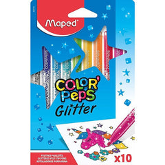 Maped Felt Tip Glitter Pen 10 Colors - Al Masam Stationery LLC