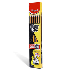 Maped Peps HB Pencil Black with Eraser - Al Masam Stationery LLC