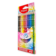 Maped Mini Cute Coloring Pencil Set 12 Colors - Al Masam Stationery LLC