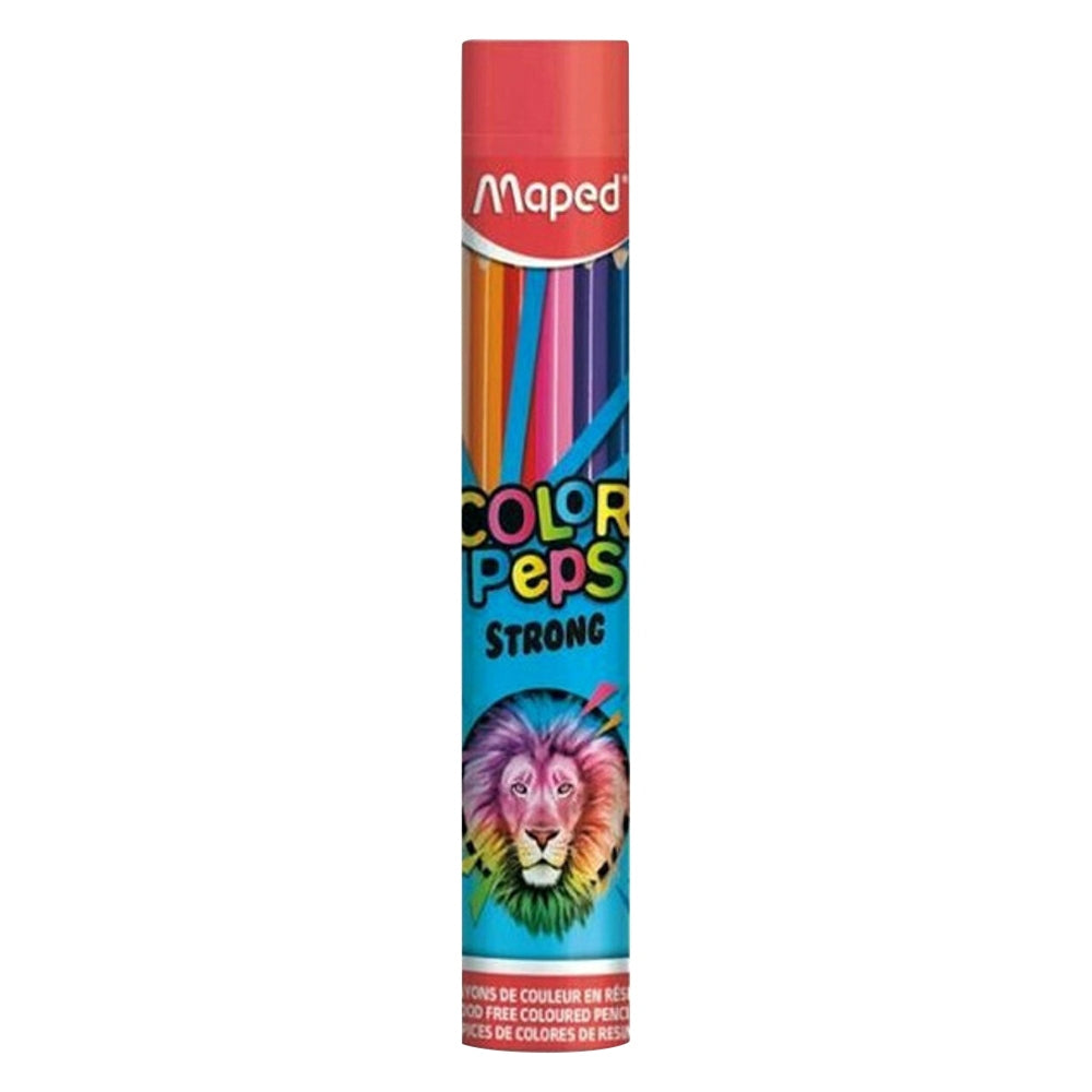 Maped Strong Cylinder Coloring Pencil Set 12 Colors - Al Masam Stationery LLC Main image