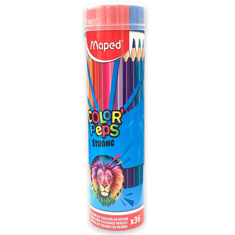 Maped Strong Cylinder Coloring Pencil Set 36 Colors - Al Masam Stationery LLC Main image