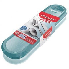 Maped Picnik Adult Cutlery Box Eucalyp Green - Al Masam Stationery LLC