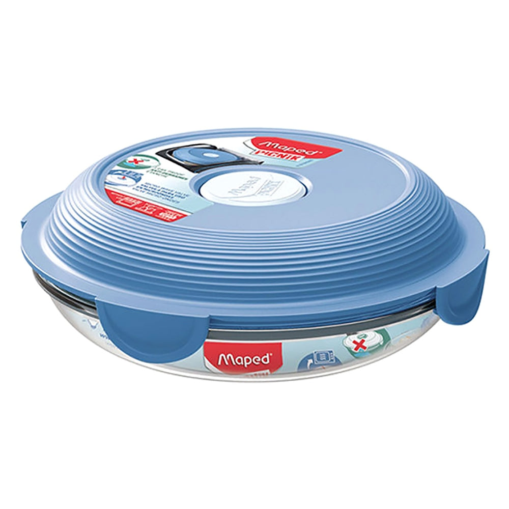 Maped Picnik Glass Strom Blue Lunch Box - Al Masam Stationery LLC Main image