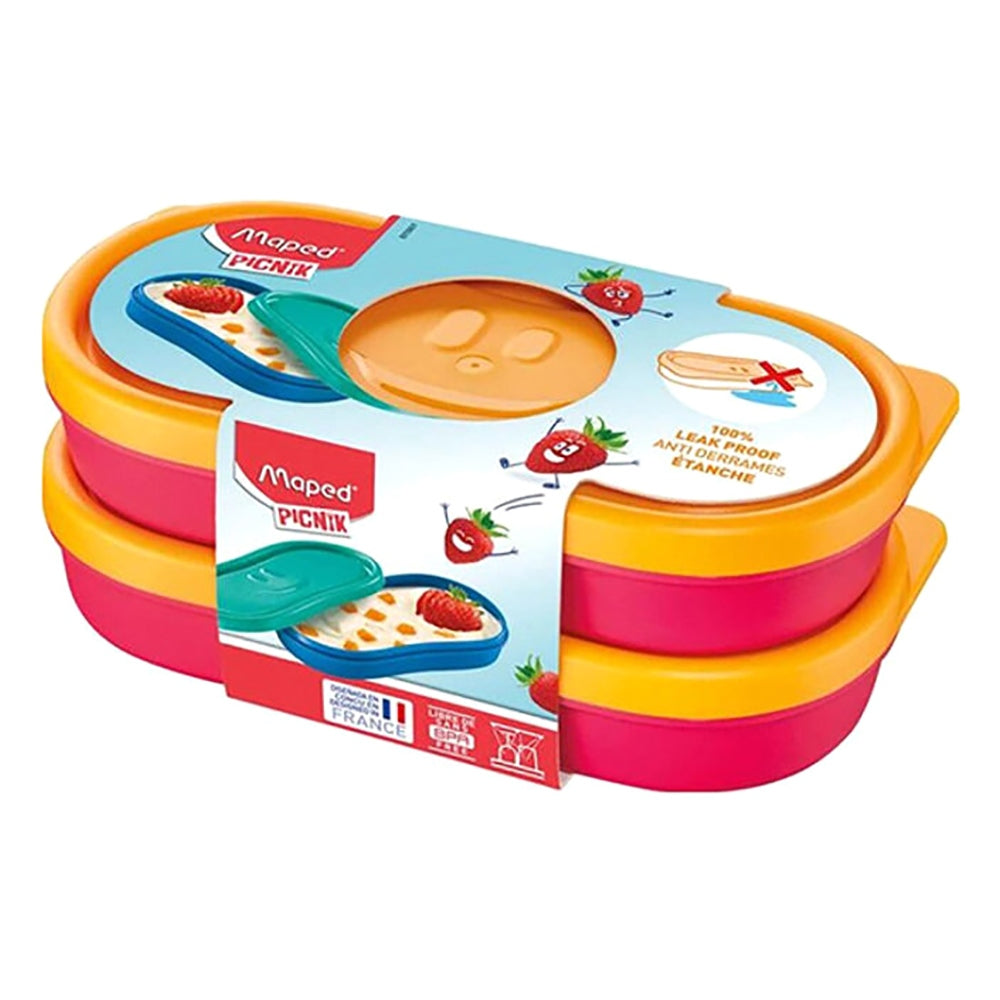 Maped Picnic Snack Box Concept Pink - Al Masam Stationery LLC