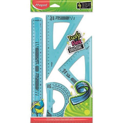 Maped Twist & Flex Drafting 20cm 4 Pcs Pack - Al Masam Stationery LLC