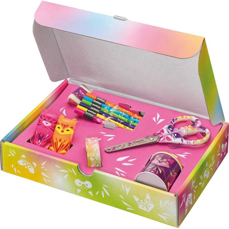 Maped Mini Cute Gift Box Collection 12 Pcs - Al Masam Stationery LLC Main image