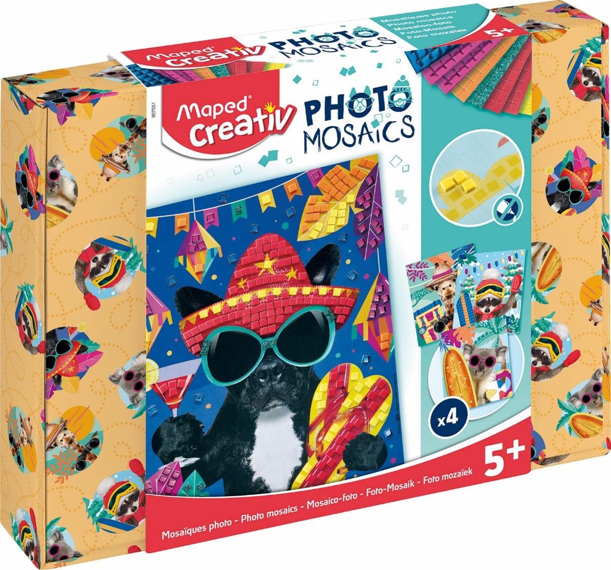 Maped Creative Photo Mosaics- Adventure Animals - Al Masam Stationery LLC