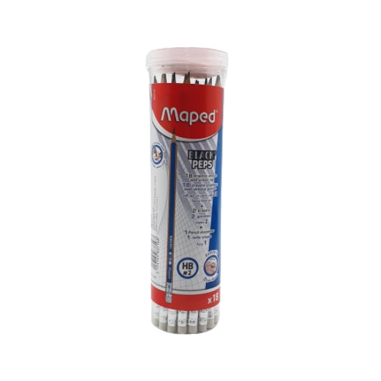 Maped Black Peps Tube Blister - Al Masam Stationery LLC Main image