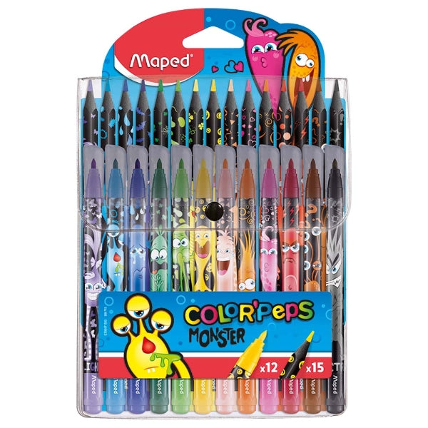 Maped Black Peps Tube Blister Pack - Al Masam Stationery LLC Main image