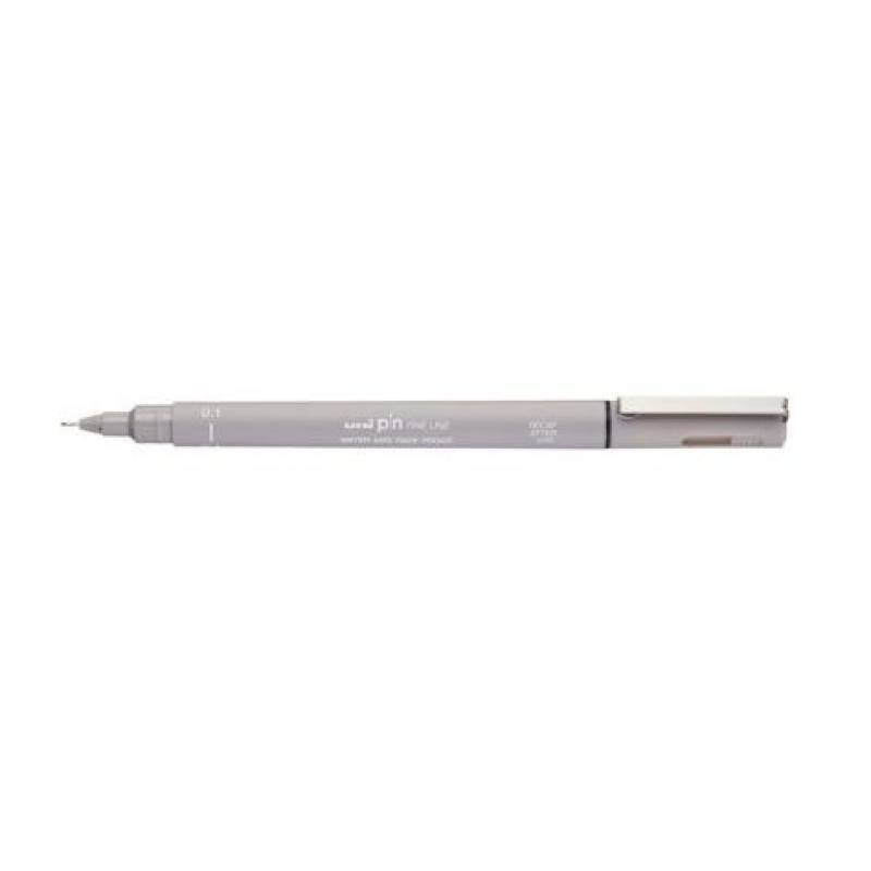 Mitsubishi Uni Pin Fine Line 0.1mm Light Grey - Al Masam Stationery LLC