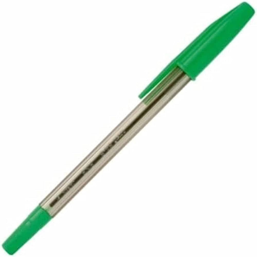 Mitsubishi SA-S Fine Ball point pen Green - Al Masam Stationery LLC Main image