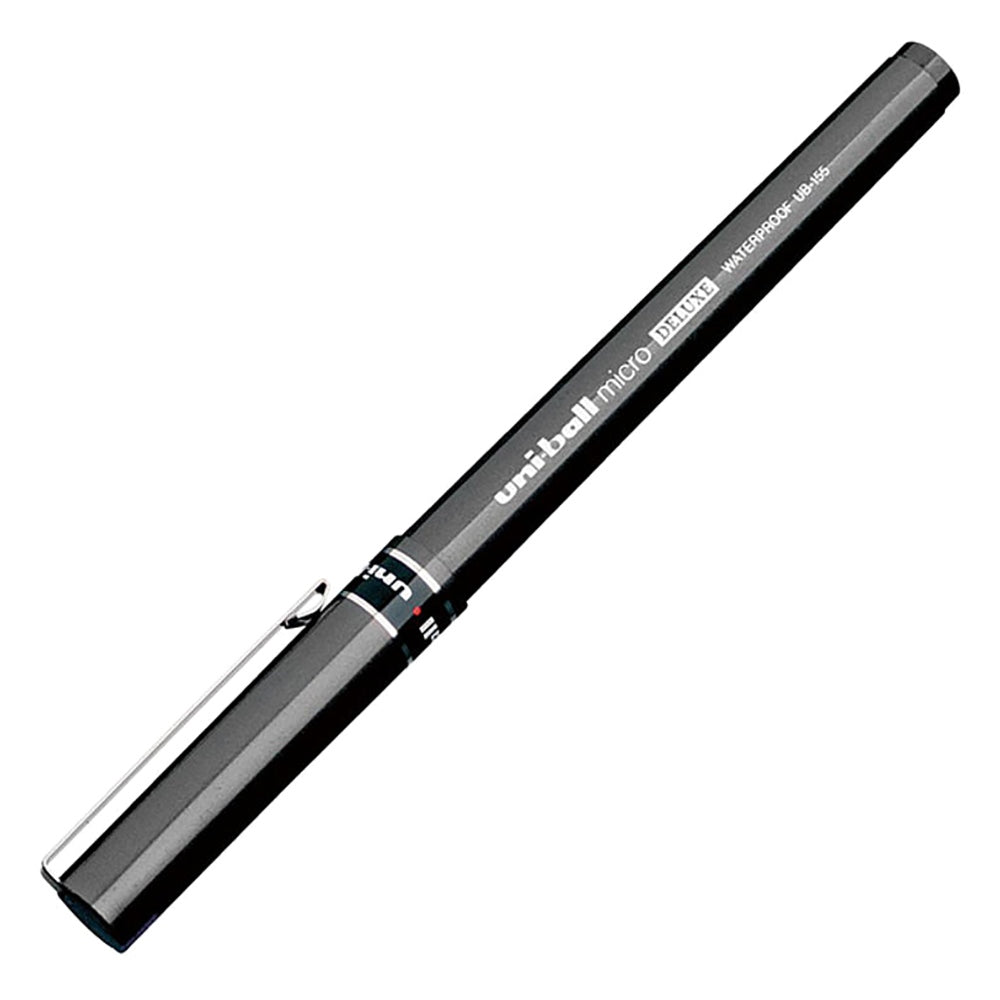 Mitsubishi Micro Delux Roller pen  Black - Al Masam Stationery LLC Main image