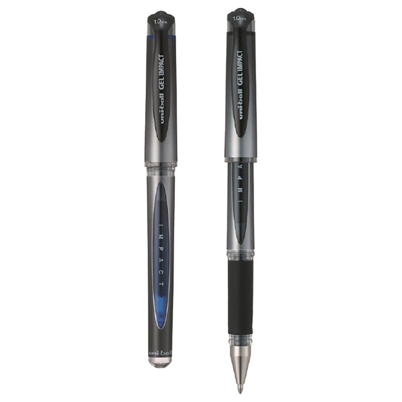 Mitsubishi Gel Impact Broad Blue & Black - Al Masam Stationery LLC