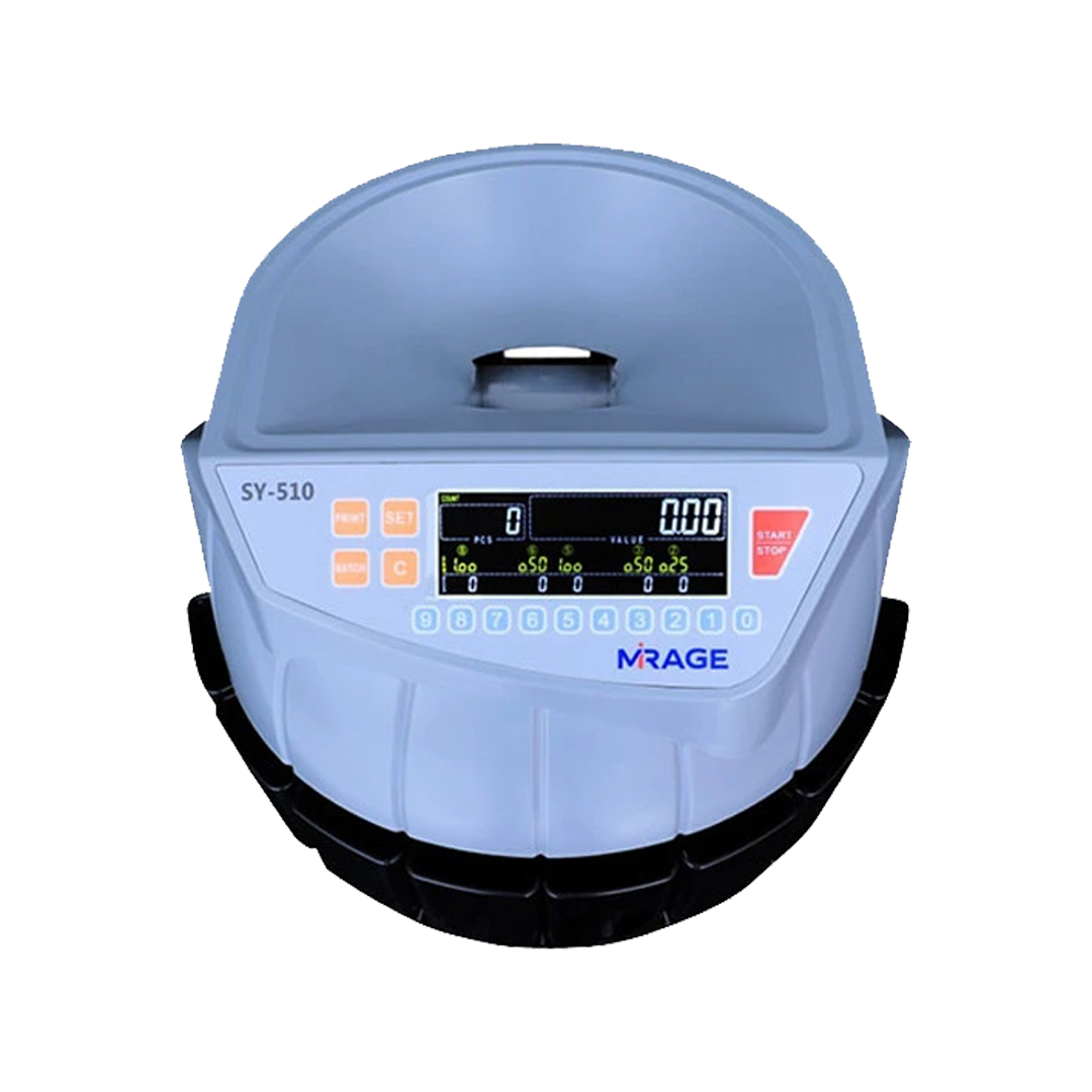 MIRAGE SY510 Professional Coin Sorter for Accurate Cash Processing