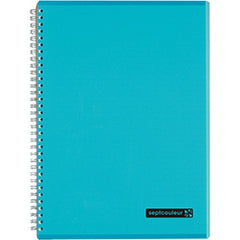 Marumam SeptColNotebk A4 80sht L.Blue - Al Masam Stationery LLC