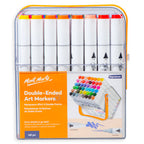 Mont Marte Double-Ended Art Markers 48pc Case Set for Illustration, Manga & Colouring