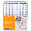 Mont Marte Double-Ended Art Markers 48pc Case Set for Illustration, Manga & Colouring