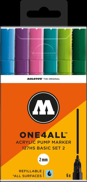 Molotow 127Hs Basic-Set 2 - 2Mm - Al Masam Stationery LLC