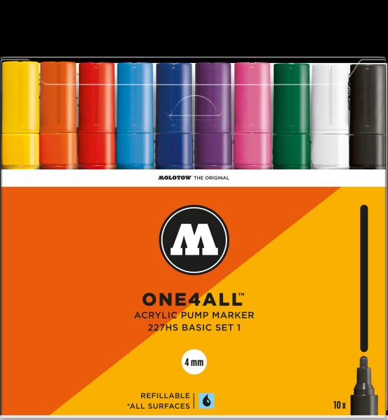 Molotow 227Hs Basic-Set 1 - 4Mm - Al Masam Stationery LLC Main image