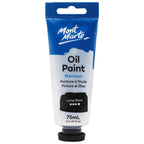 Mont Marte Oil Paint 75ml Lamp Black for Canvas, Fine Art & Studio Painting