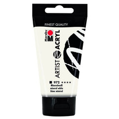 Marabu Artist Acryl, 972 Mineral White, 75 Ml - Al Masam Stationery LLC
