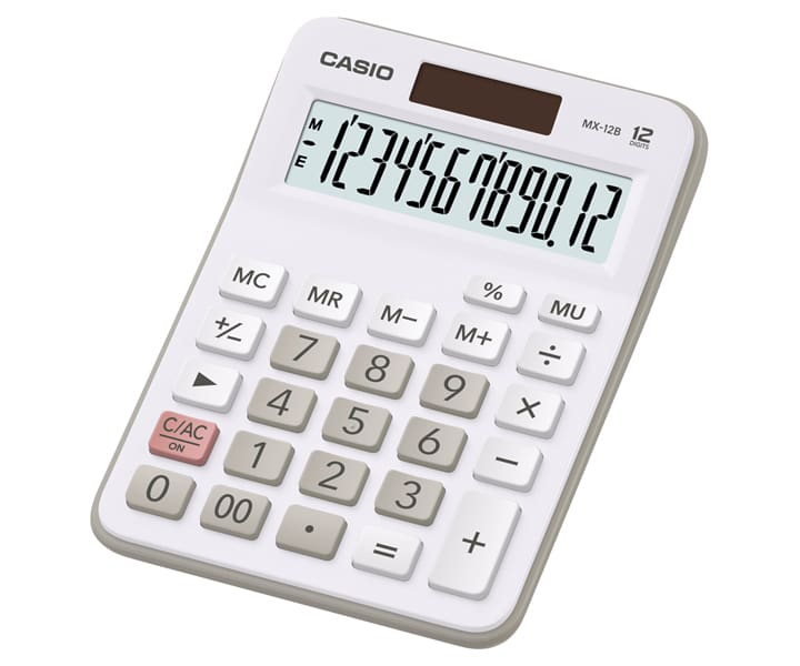 Calculator CASIOO - MX-12B-WE - Al Masam Stationery LLC