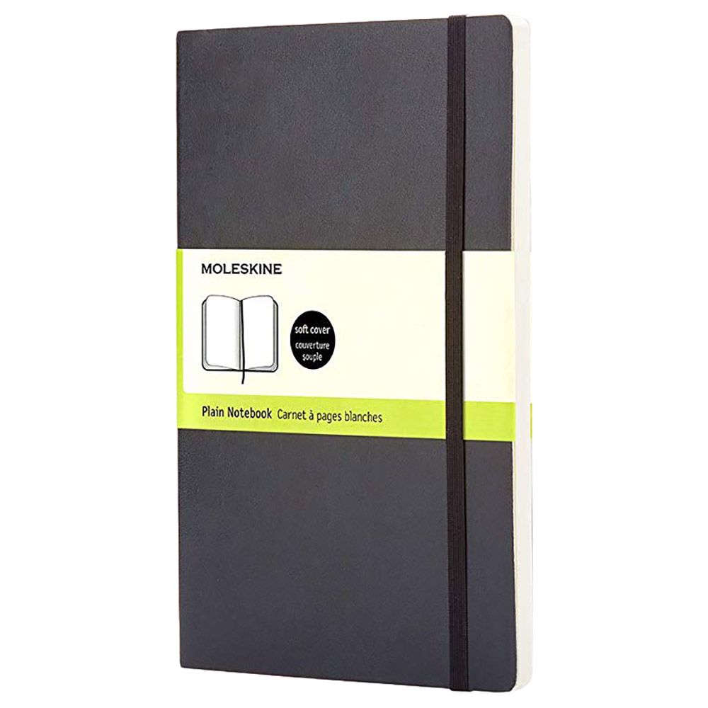 Moleskine Plain Soft Notebook Large - Al Masam Stationery LLC Main image