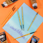 Mont Marte Gallery Series Acrylic Brush Set 6pc for Canvas & Studio Painting