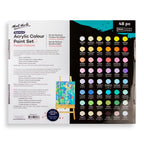 Mont Marte Pastel Acrylic Paint Set 48pc x 36ml for Canvas, Crafts & Soft Colour Artwork