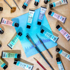 Mont Marte Pastel Acrylic Paint Set 36pc x 36ml for Canvas, Crafts & Soft Colour Artwork
