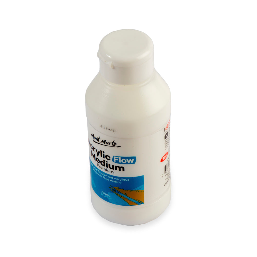 Mont Marte Acrylic Flow Medium 250ml for Smooth Blending, Pouring & Fluid Paint Secondary image