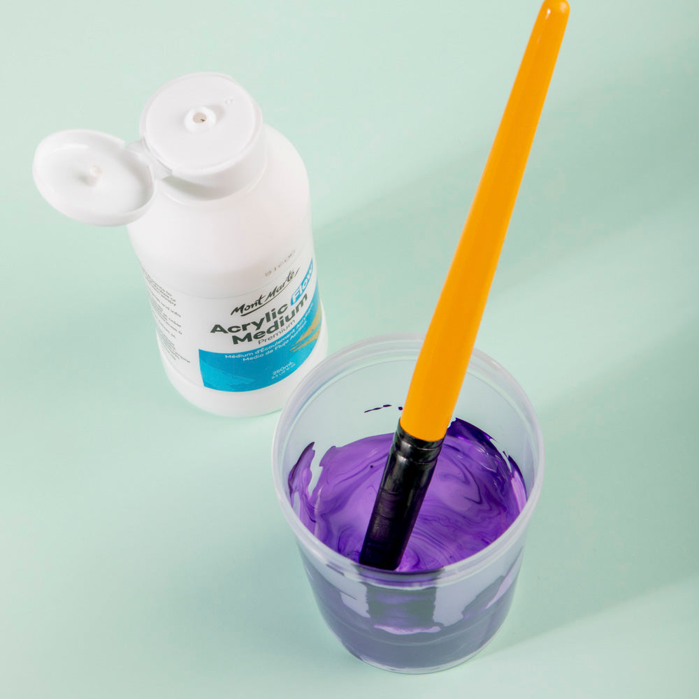 Mont Marte Acrylic Flow Medium 250ml for Smooth Blending, Pouring & Fluid Paint