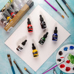 Mont Marte Acrylic Ink Set 6pc x 20ml for Pouring, Illustration & Mixed Media Art