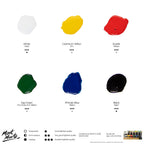 Mont Marte Acrylic Ink Set 6pc x 20ml for Pouring, Illustration & Mixed Media Art
