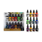 Mont Marte Acrylic Ink Set 12pc x 20ml for Pouring, Illustration & Mixed Media Art