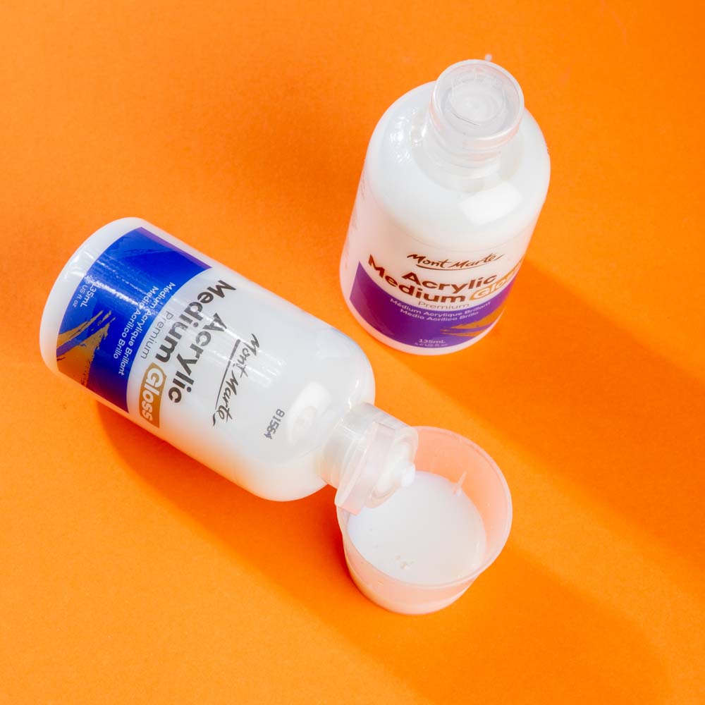 Mont Marte Gloss Acrylic Medium 135ml for Shine, Transparency & Paint Flow Secondary image