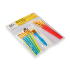 Mont Marte Assorted Paint Brush Pack 26pc for Classroom, Craft & Studio Use