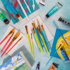 Mont Marte Assorted Paint Brush Pack 26pc for Classroom, Craft & Studio Use